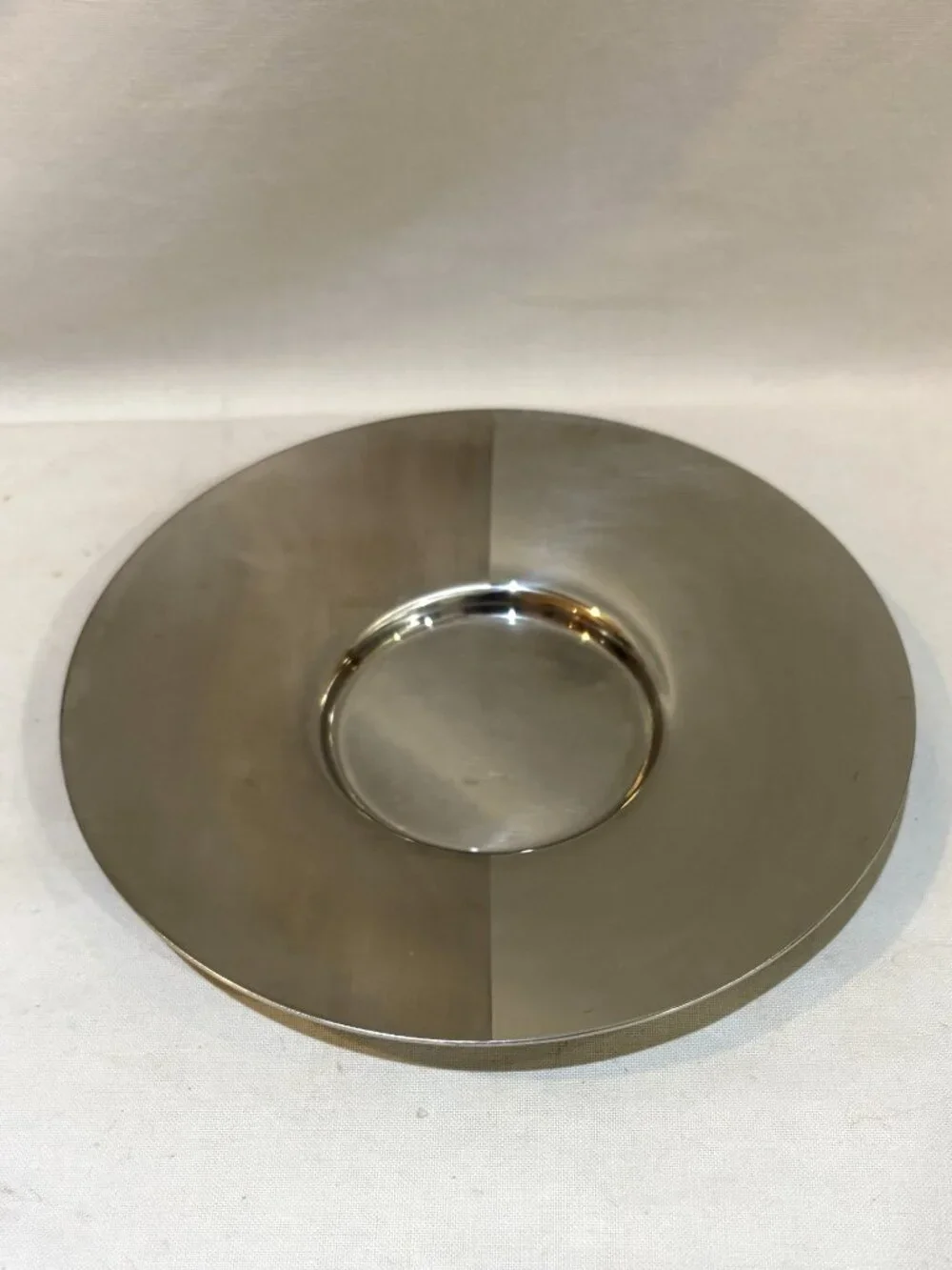 Set of 4 Nespresso Stainless Steel 18/10 Saucers 5 5/8